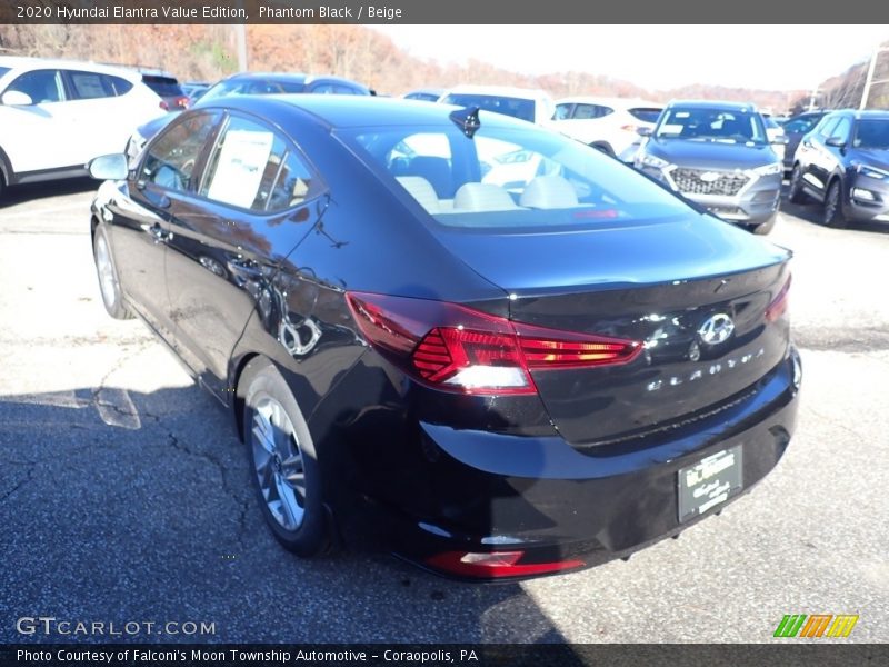 Phantom Black / Beige 2020 Hyundai Elantra Value Edition