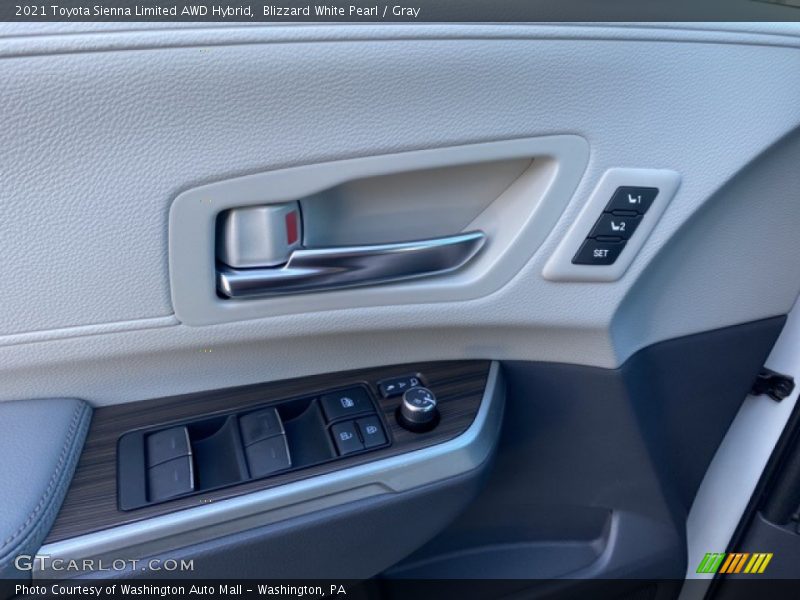 Controls of 2021 Sienna Limited AWD Hybrid