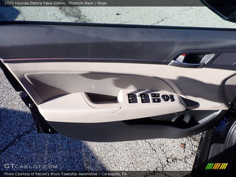 Phantom Black / Beige 2020 Hyundai Elantra Value Edition