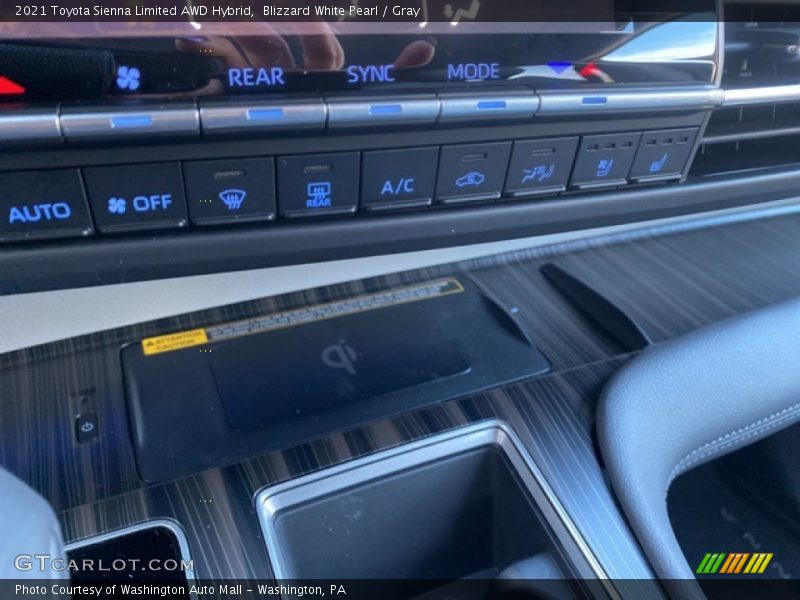 Controls of 2021 Sienna Limited AWD Hybrid