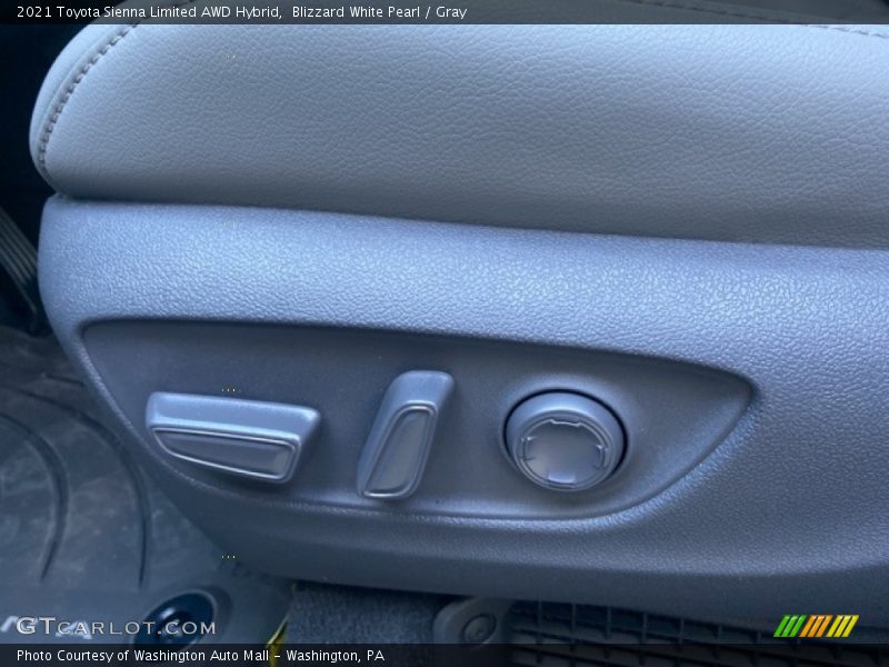Front Seat of 2021 Sienna Limited AWD Hybrid