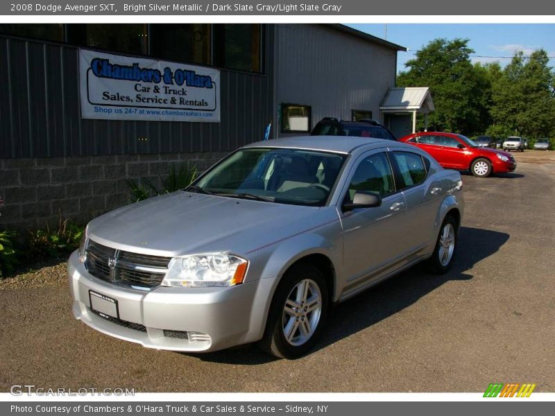 Bright Silver Metallic / Dark Slate Gray/Light Slate Gray 2008 Dodge Avenger SXT