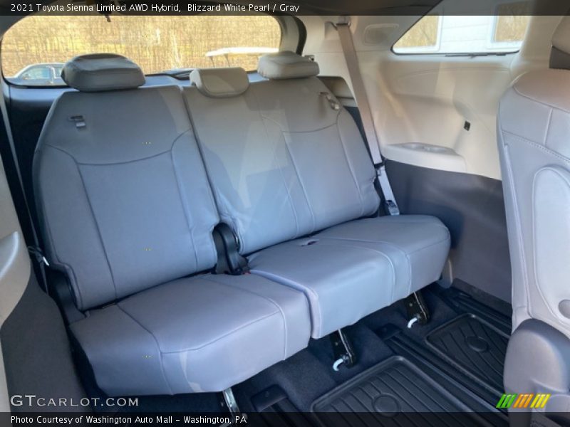 Rear Seat of 2021 Sienna Limited AWD Hybrid