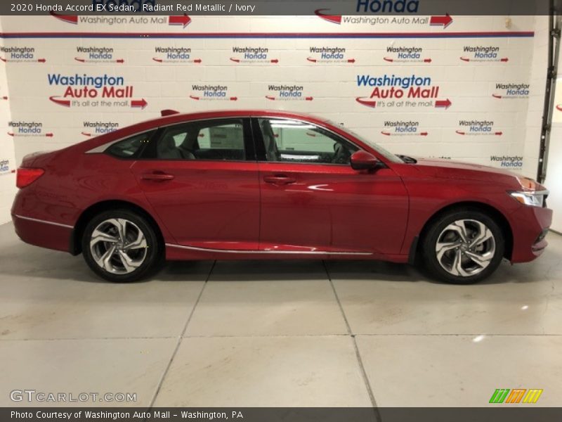 Radiant Red Metallic / Ivory 2020 Honda Accord EX Sedan