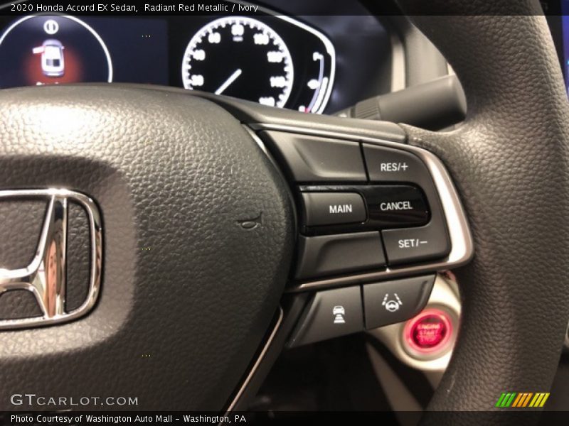 Radiant Red Metallic / Ivory 2020 Honda Accord EX Sedan