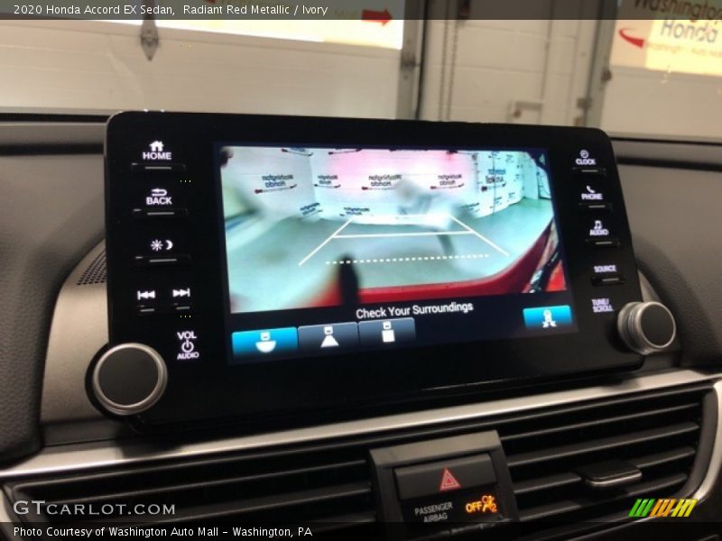 Radiant Red Metallic / Ivory 2020 Honda Accord EX Sedan