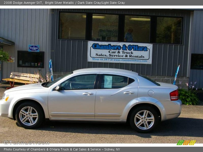 Bright Silver Metallic / Dark Slate Gray/Light Slate Gray 2008 Dodge Avenger SXT