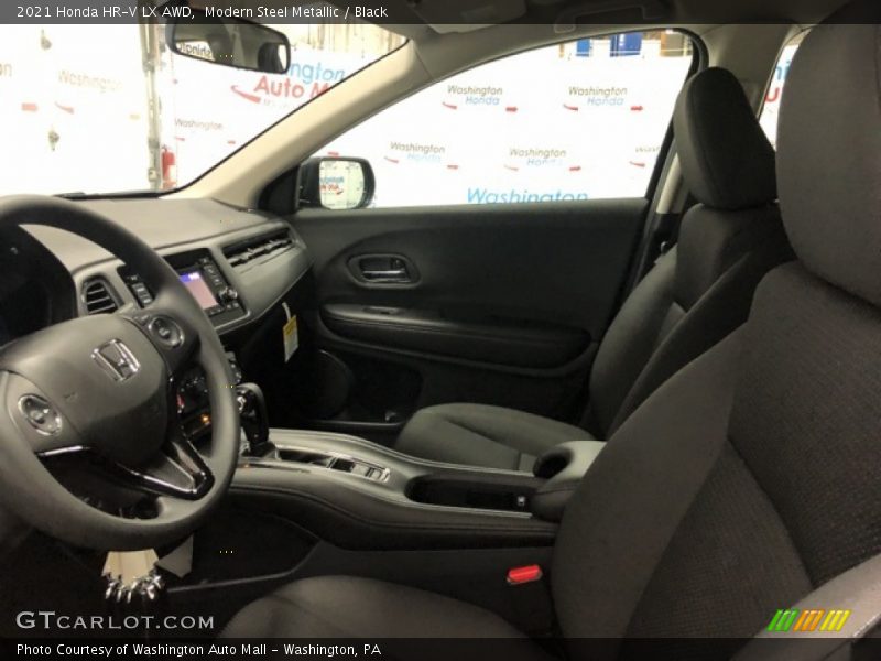 Modern Steel Metallic / Black 2021 Honda HR-V LX AWD