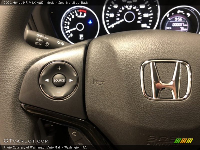 Modern Steel Metallic / Black 2021 Honda HR-V LX AWD