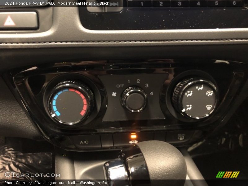 Modern Steel Metallic / Black 2021 Honda HR-V LX AWD