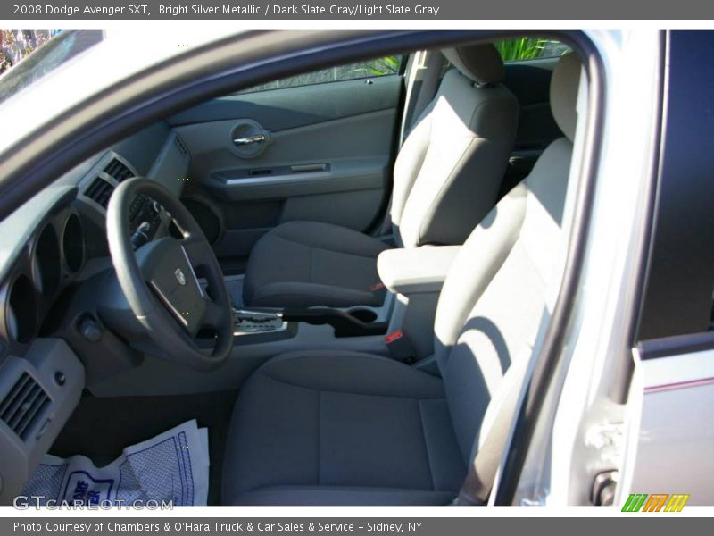 Bright Silver Metallic / Dark Slate Gray/Light Slate Gray 2008 Dodge Avenger SXT