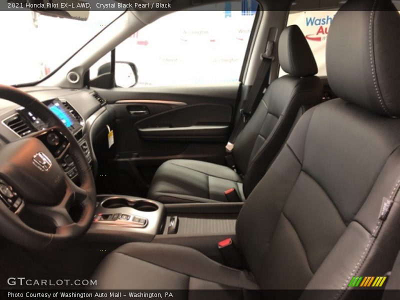 Crystal Black Pearl / Black 2021 Honda Pilot EX-L AWD