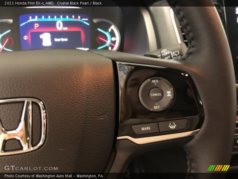Crystal Black Pearl / Black 2021 Honda Pilot EX-L AWD