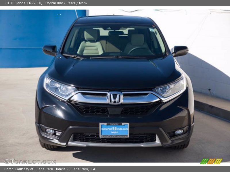 Crystal Black Pearl / Ivory 2018 Honda CR-V EX