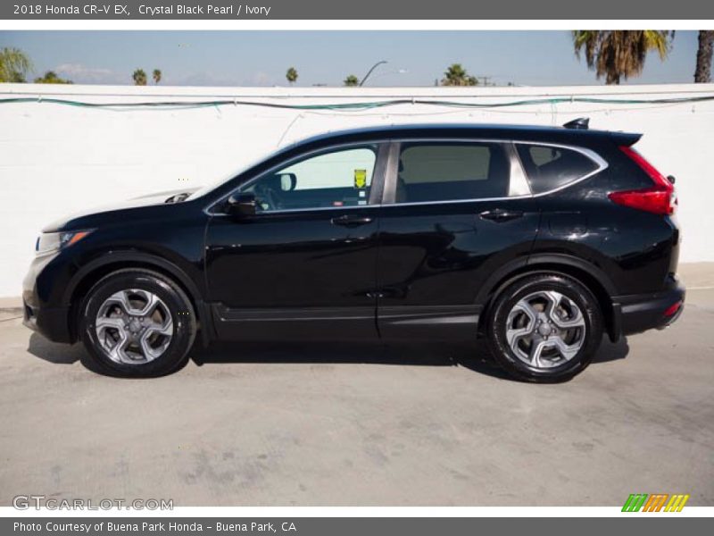 Crystal Black Pearl / Ivory 2018 Honda CR-V EX