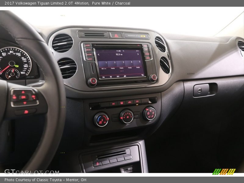 Pure White / Charcoal 2017 Volkswagen Tiguan Limited 2.0T 4Motion