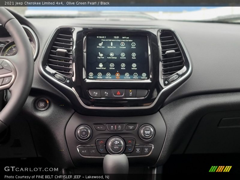 Olive Green Pearl / Black 2021 Jeep Cherokee Limited 4x4