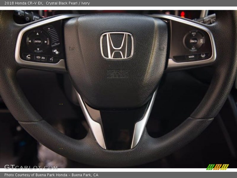Crystal Black Pearl / Ivory 2018 Honda CR-V EX
