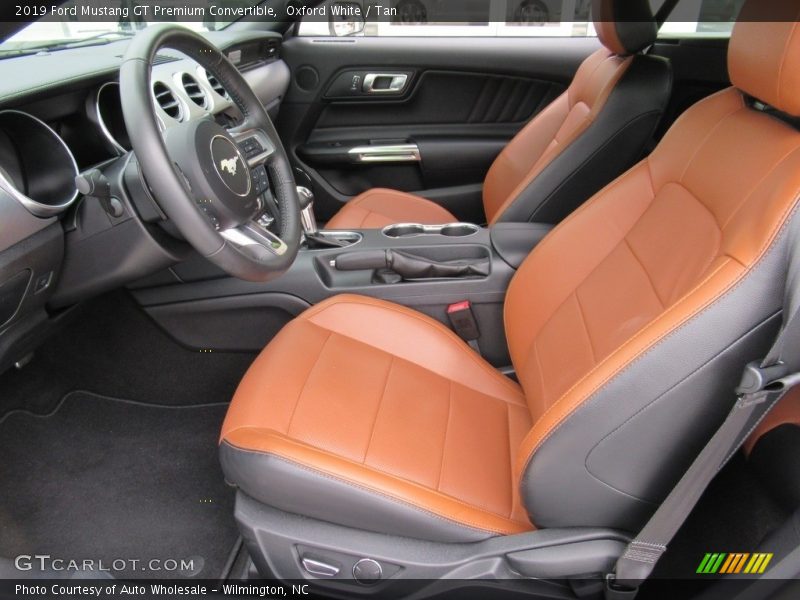 Front Seat of 2019 Mustang GT Premium Convertible