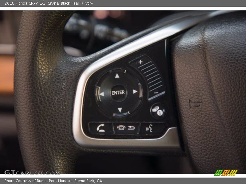 Crystal Black Pearl / Ivory 2018 Honda CR-V EX