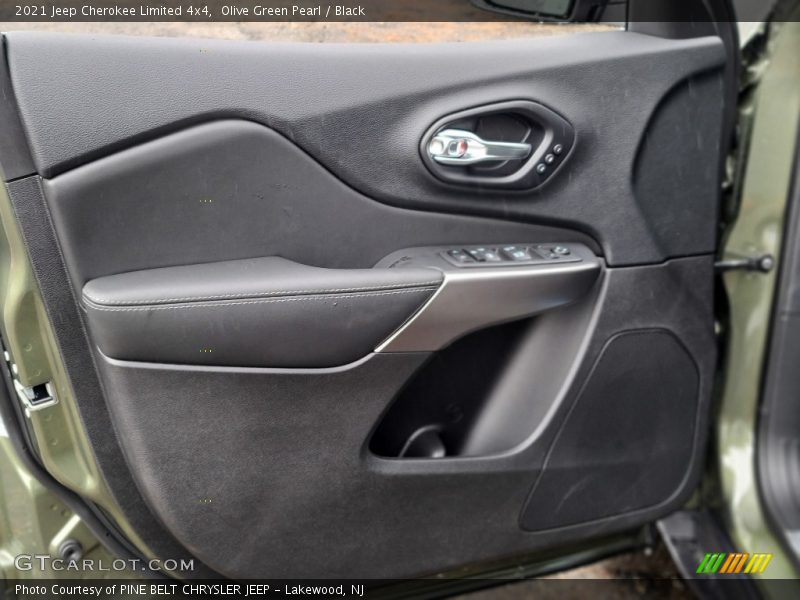 Olive Green Pearl / Black 2021 Jeep Cherokee Limited 4x4