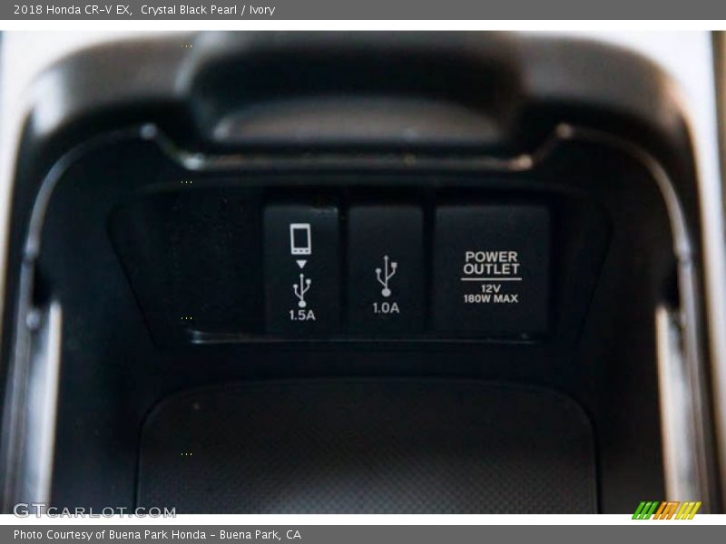 Crystal Black Pearl / Ivory 2018 Honda CR-V EX