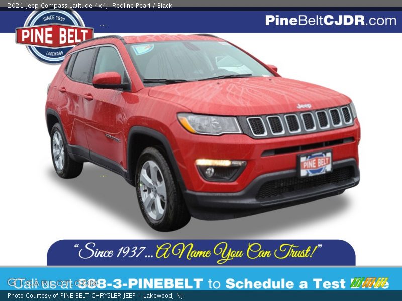Redline Pearl / Black 2021 Jeep Compass Latitude 4x4