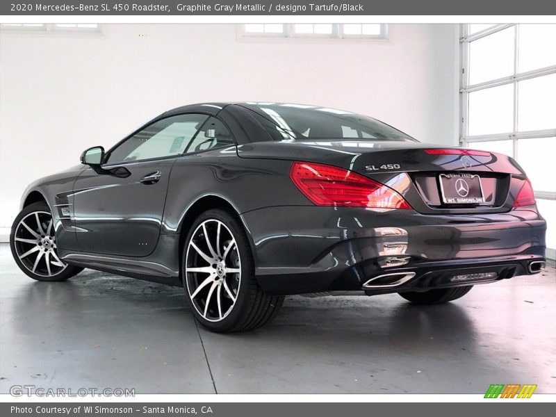 Graphite Gray Metallic / designo Tartufo/Black 2020 Mercedes-Benz SL 450 Roadster