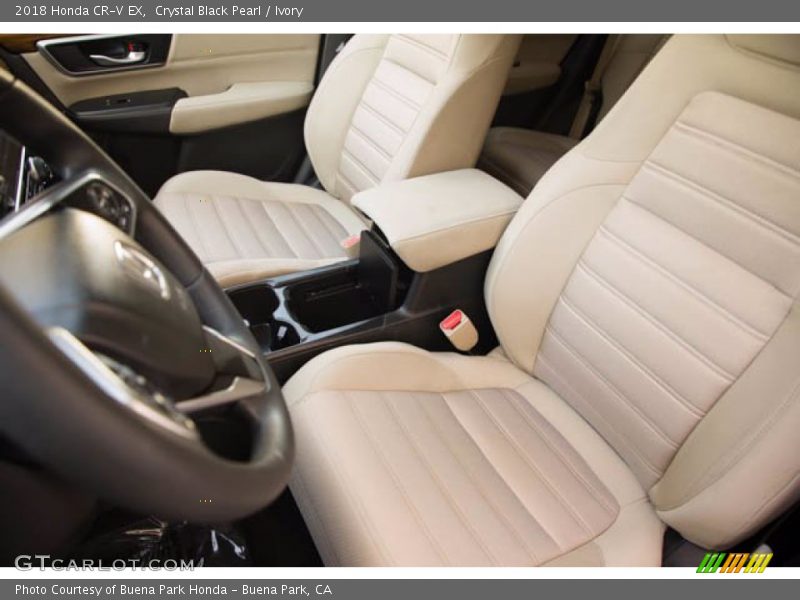 Crystal Black Pearl / Ivory 2018 Honda CR-V EX