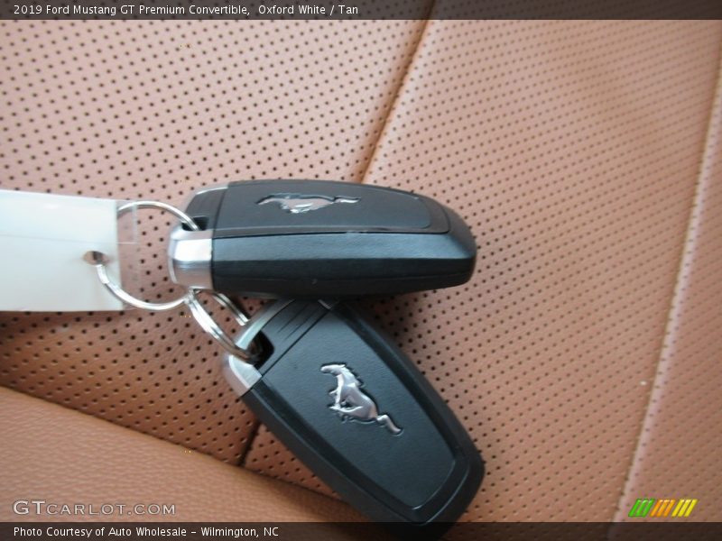 Oxford White / Tan 2019 Ford Mustang GT Premium Convertible