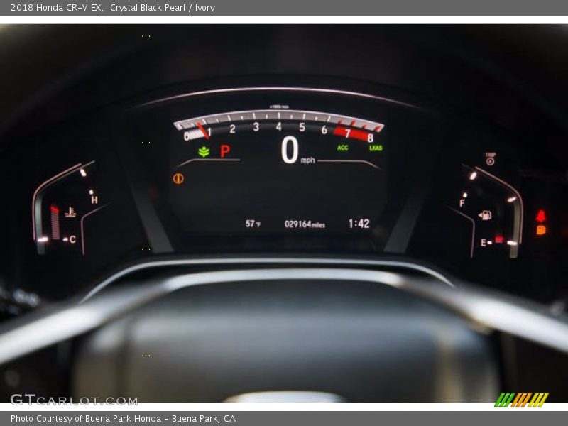 Crystal Black Pearl / Ivory 2018 Honda CR-V EX