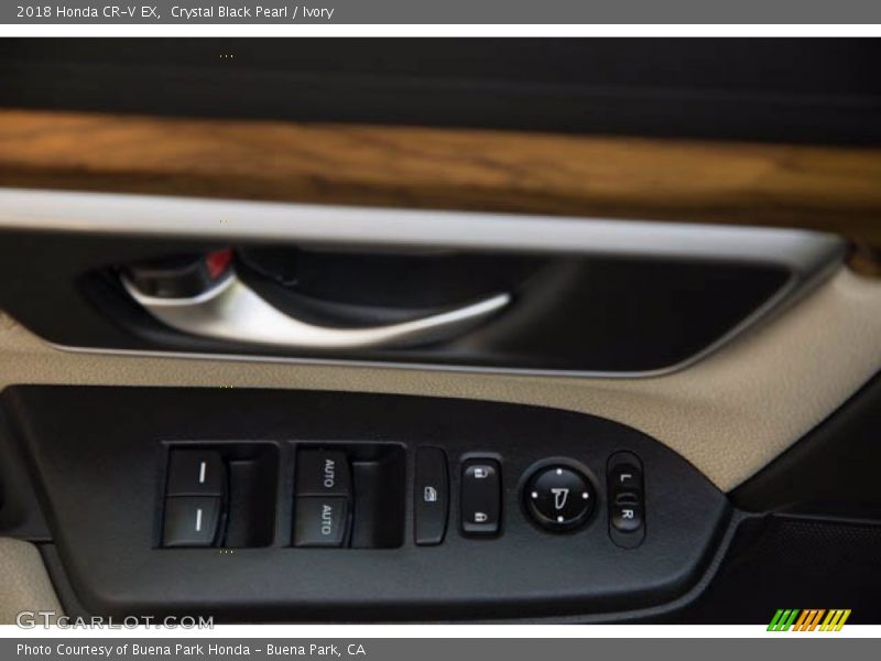 Crystal Black Pearl / Ivory 2018 Honda CR-V EX