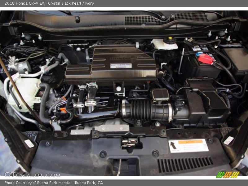 Crystal Black Pearl / Ivory 2018 Honda CR-V EX