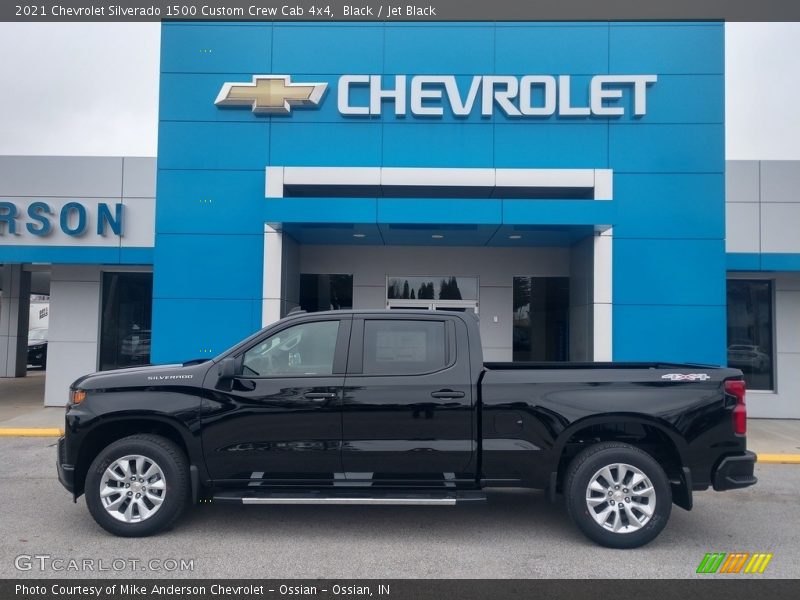  2021 Silverado 1500 Custom Crew Cab 4x4 Black