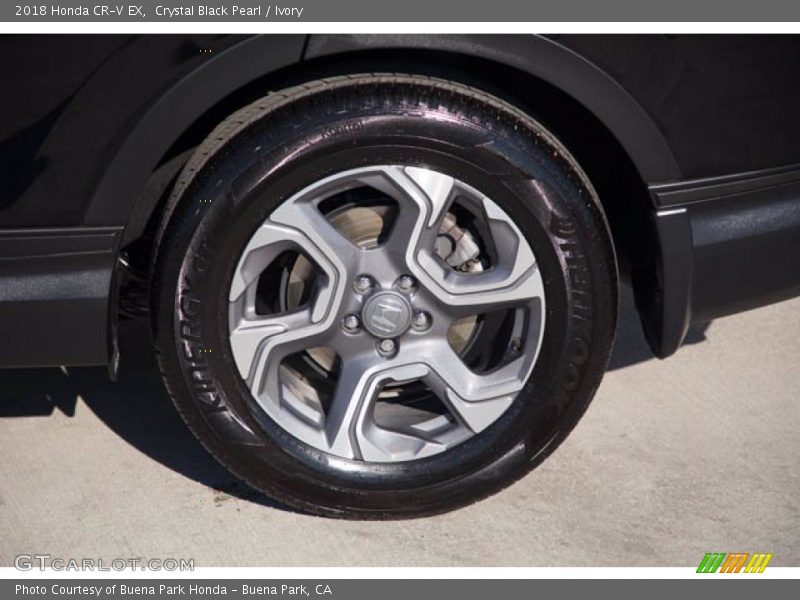 Crystal Black Pearl / Ivory 2018 Honda CR-V EX