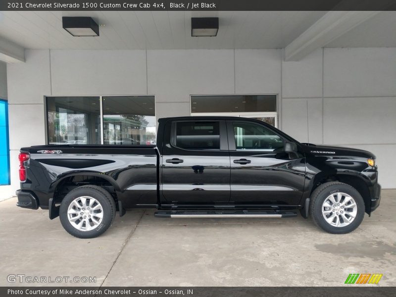  2021 Silverado 1500 Custom Crew Cab 4x4 Black