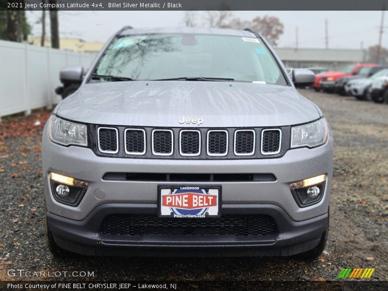 Billet Silver Metallic / Black 2021 Jeep Compass Latitude 4x4