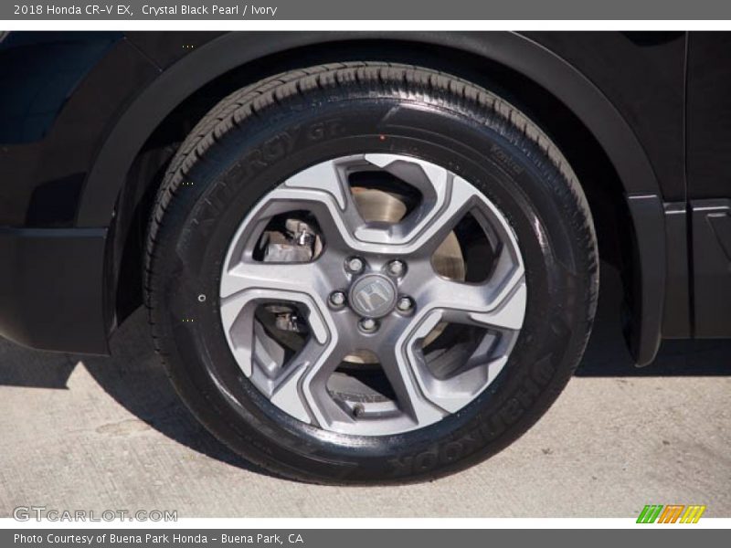 Crystal Black Pearl / Ivory 2018 Honda CR-V EX