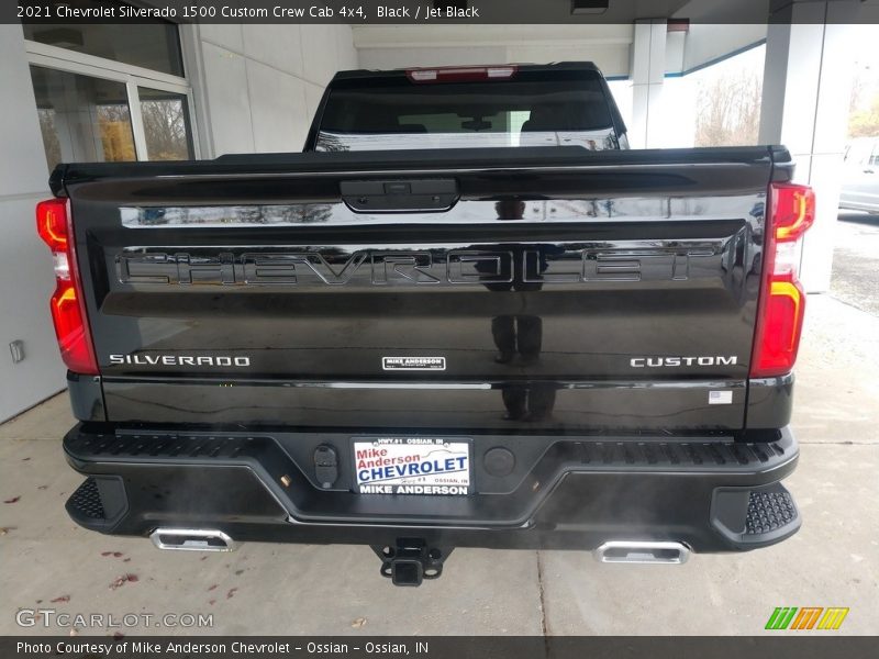 Black / Jet Black 2021 Chevrolet Silverado 1500 Custom Crew Cab 4x4