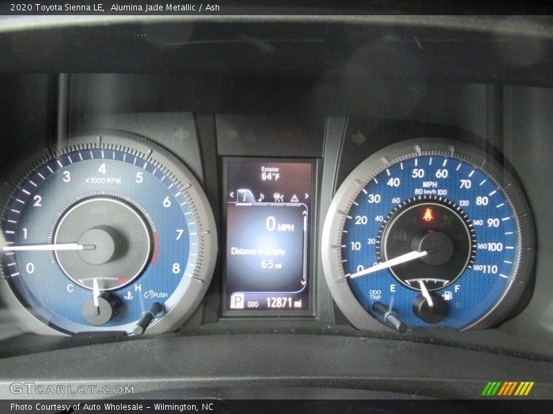 Alumina Jade Metallic / Ash 2020 Toyota Sienna LE
