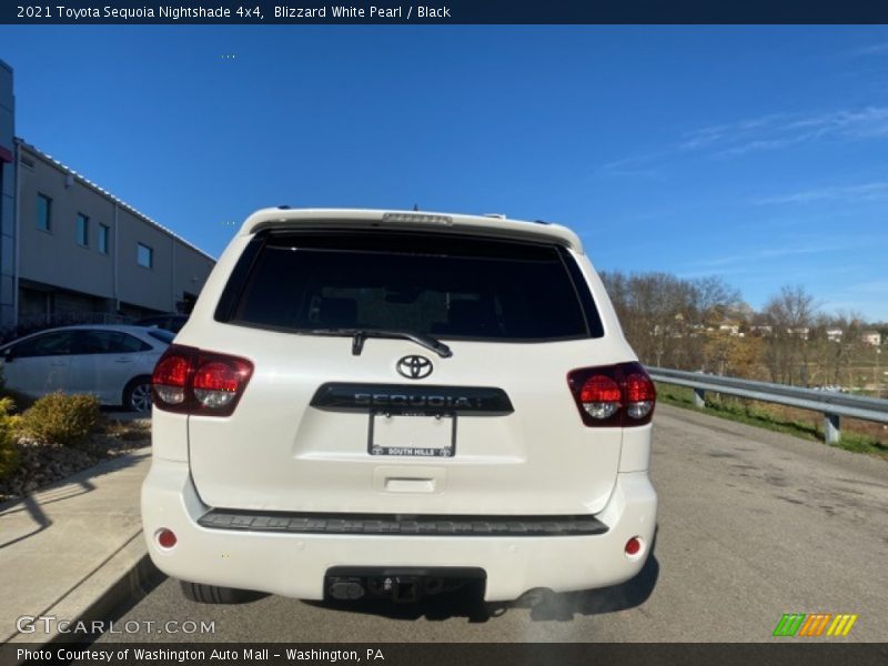 Blizzard White Pearl / Black 2021 Toyota Sequoia Nightshade 4x4