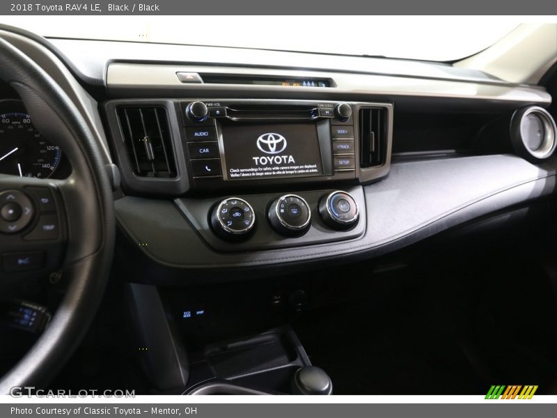 Black / Black 2018 Toyota RAV4 LE