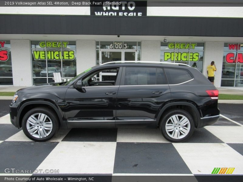 Deep Black Pearl / Shetland 2019 Volkswagen Atlas SEL 4Motion