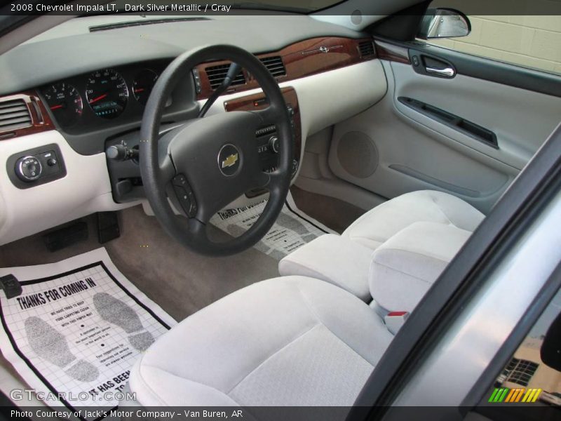 Dark Silver Metallic / Gray 2008 Chevrolet Impala LT