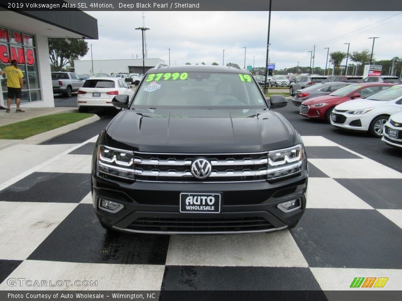 Deep Black Pearl / Shetland 2019 Volkswagen Atlas SEL 4Motion