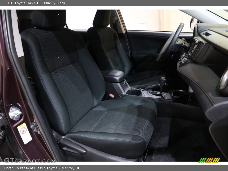 Black / Black 2018 Toyota RAV4 LE