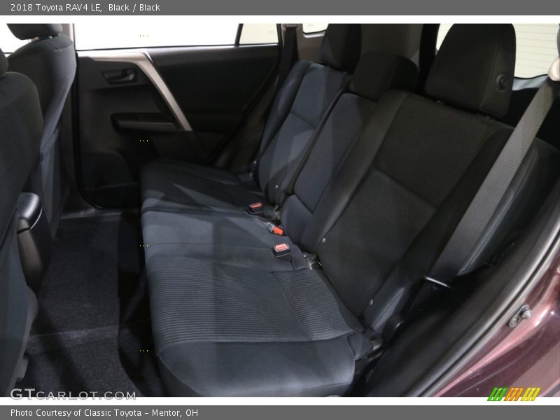 Black / Black 2018 Toyota RAV4 LE