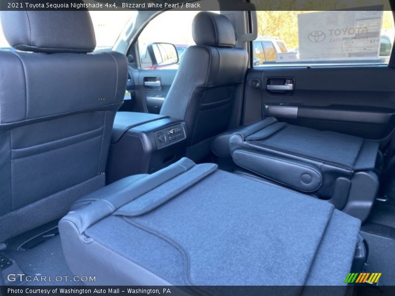 Rear Seat of 2021 Sequoia Nightshade 4x4