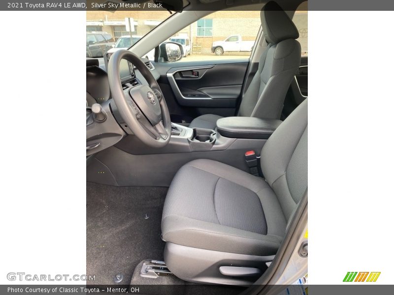 Silver Sky Metallic / Black 2021 Toyota RAV4 LE AWD