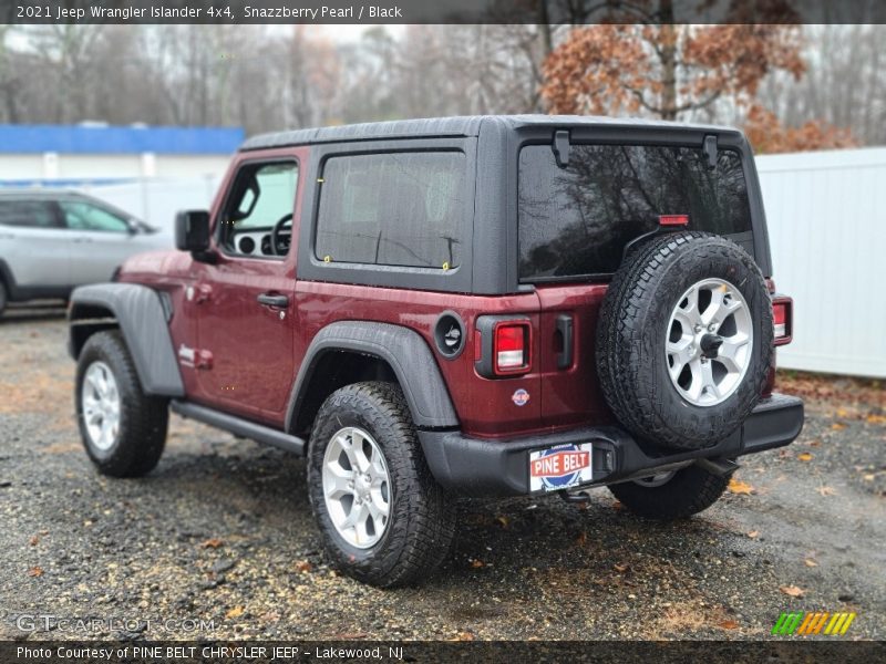 Snazzberry Pearl / Black 2021 Jeep Wrangler Islander 4x4